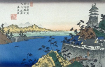 unuma pl 53 from a facsimile edition of sixty nine stations of the kiso highway Keisai Eisen Ukiyoye Oil Paintings